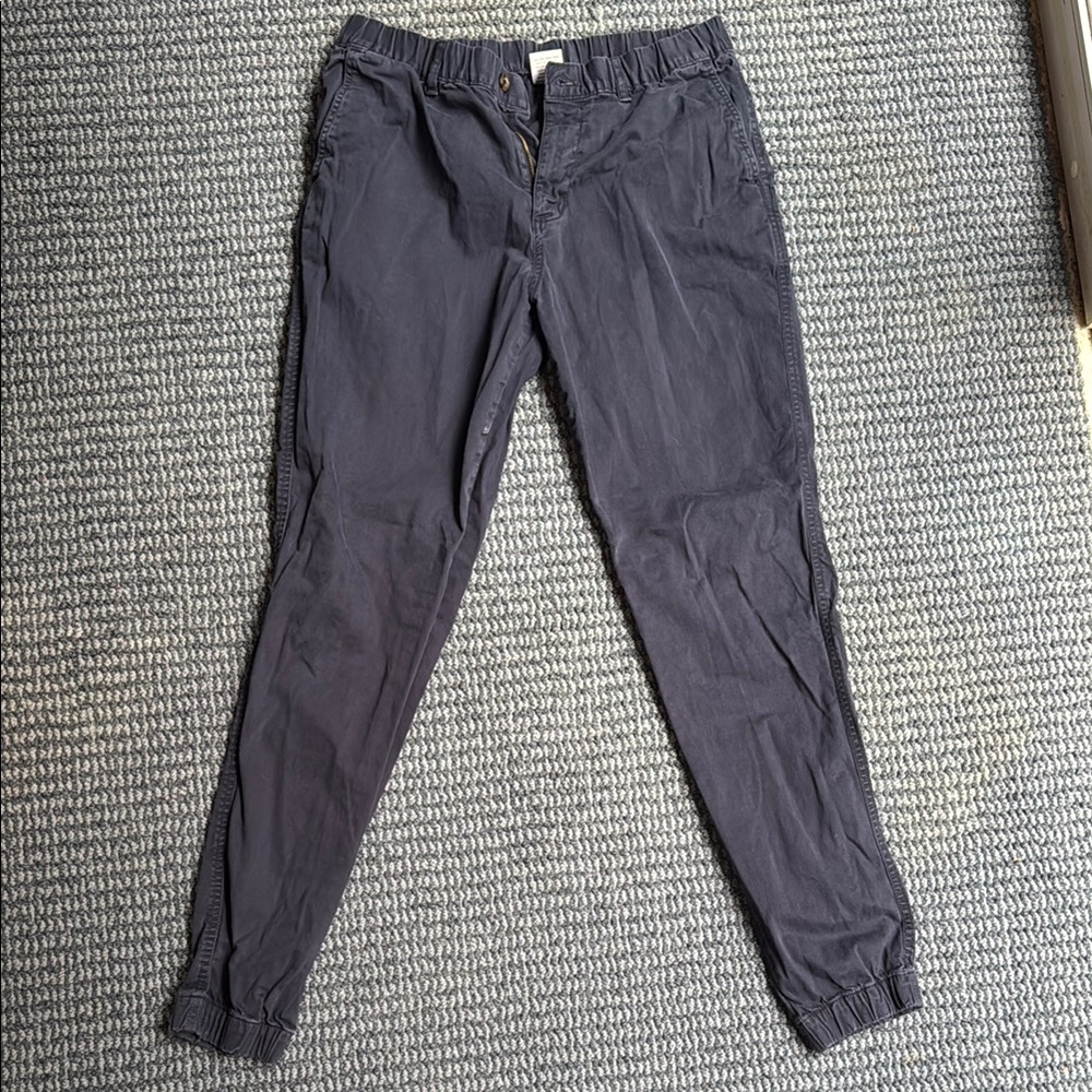 Navy Bear Bottom Khaki Joggers
